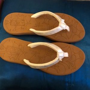 Roxy Metallic summer sandals still in box